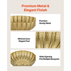 10 mini vasi per fiori da matrimonio da 4,7 pollici, centrotavola floreali piccoli per decorazioni da tavolo per feste, installazione facile, versatili - Product Image 4