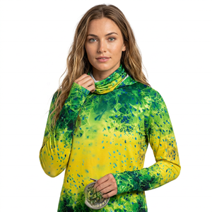 Sweat à capuche à manches longues pour homme, imprimé rayé, UPF50, anti-UV, imperméable, respirant, coupe-vent, vêtements de pêche, veste d'extérieur, 100% polyester - Product Image 6
