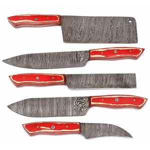 LEGACY BLADES 5PCS Handmade Damascus Kitchen <b>Knife</b> <b>Set</b> 67-Layer Steel Razor <b>Sharp</b> Chef <b>Knives</b> Wooden Handle OEM ODM Factory - Product Image 4