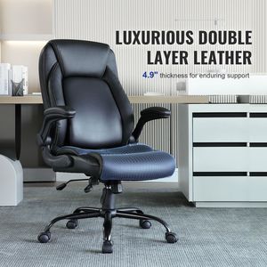 Sedia da Ufficio Direzionale in Pelle PU con Schienale Alto, Supporto Lombare Regolabile All'avanguardia, Sedia Ergonomica per Alleviare il Dolore alla Schiena - Product Image 3