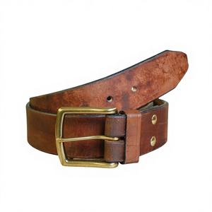 Ceintures vintage en cuir de vachette 100% sur mesure, boucle en acier, pour hommes, formelles, imperméables, écologiques, réversibles, largeur 3,8 cm, support OEM - Product Image 5