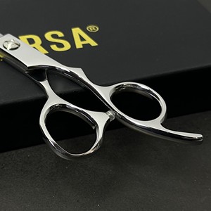 Ciseaux de barbier professionnels 440c pour droitiers, de qualité industrielle, avec poignée ergonomique, en acier inoxydable, pour couper les cheveux - Product Image 2