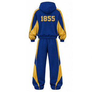 Ensemble de survêtement Sigma Chi noir et or avec lettres grecques, sweat à capuche et pantalon long, tenue décontractée - Product Image 6