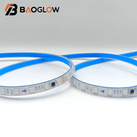 Bandes lumineuses LED irisées à quatre lignes étanches IP68, 24V 12V RGB SMD5050 60 LED/m, PCB 10mm, bande lumineuse LED intelligente, vente en gros