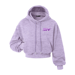 บริการ OEM เสื้อฮู้ดดี้ผู้หญิงราคาถูก ทรงครอป สไตล์ลำลอง สตรีทแวร์ ไหล่ตก ระบายอากาศได้ดี เป็นมิตรกับสิ่งแวดล้อม เสื้อฮู้ดดี้ถักนิตติ้ง - Product Image 1