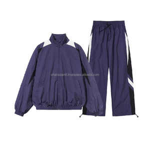 Ensemble de survêtement en nylon personnalisé 2025, veste coupe-vent en nylon et polyester, jogging et survêtement, ensembles de survêtement coupe-vent - Product Image 6