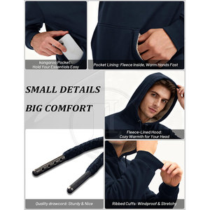Stylish Regular Fit <b>Men</b> Hoodies 100% Cotton Winter Outdoor Use Made in Pakistan <b>for</b> Online Sale - Product Image 4