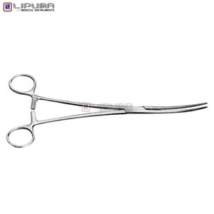 Pinzas Quirúrgicas Premium Crafoord para Cirugías Pulmonares, 24 cm, Pinza Curva Torácica para Bronquios, Manual, Estándar de Seguridad, Certificación MOL - Product Image 3