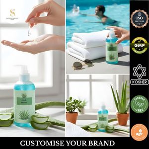 Gel Apaisant Réparateur Bio Coréen à l'Aloès Vera pour une Peau Éclatante, Blanchissant et Hydratant en Profondeur, Marque Blanche en Gros OEM/ODM - Product Image 6