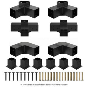 Pergola de jardin en aluminium, <span class=keywords><strong>toit</strong></span> à lames orientables, imperméable, structure d'ombrage réglable - Product Image 5