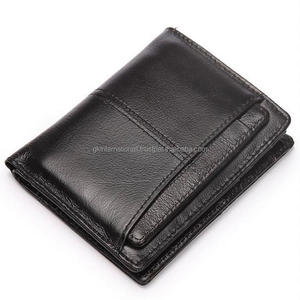 LUXURY <b>MENS</b> <b>WALLET</b> LEATHER GENUINE SLIM BIFOLD <b>WALLET</b> <b>MEN</b> RETRO HIGH QUALITY LUXURY BLACK <b>WALLET</b> - Product Image 4