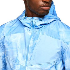 <b>Men's</b> 100% Polyester <b>Canvas</b> Windproof Quick Dry Breathable Casual Outdoor Sports Lightweight Color Blocking Rain <b>Jacket</b> Hood - Product Image 6