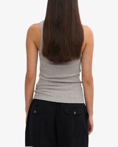 Camisetas sin mangas de algodón personalizadas, estilo básico de verano, tejido acanalado, estilo crop, chaleco, tendencia, ropa casual, tops para mujer - Product Image 6