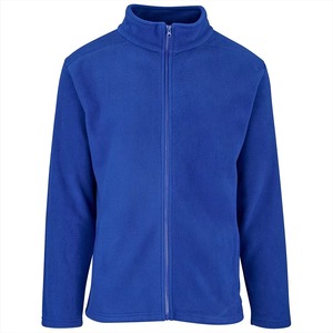 Men's Customizable Waterproof Breathable 100% Polyester Fleece Jacket with Hood and Zip-Up Collar for Winter - Product Image 4