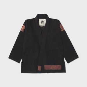 Kimono de BJJ Shoyoroll noir pour homme, coupe classique, vêtements d'arts martiaux pour adultes, veste en coton durable - Product Image 1