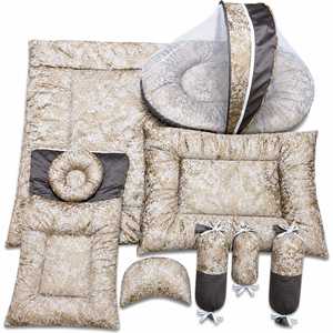 Baby <b>Bedding</b> Set <b>Quilted</b> Cushion Collection Removable Washable 100% Polyester Hollow Fiber Filled Nursery Sleep Support - Product Image 5