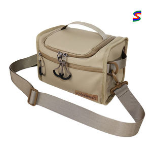 Closure Keep Cold Food Storage Outdoor Use Oxford Fabric Handle Zipper Cooler Bags Insulated Cooler Bag - Product Image 4