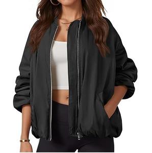Premium Quality Women Bomber Jacket Windbreaker Nylon Best Selling Woman Bomber Jacket Available at Reasonable Price Breathable - Product Image 6