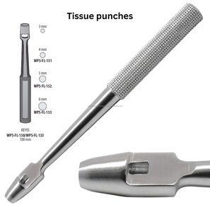 Poinçon tissulaire chirurgical de précision World, droit, 5 mm, manuel, instruments chirurgicaux dentaires, acier inoxydable de haute qualité, pour dentiste, usage buccal - Product Image 4