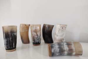 Vaso para Beber de Cuerno de Búfalo, Forma Natural, Pulido, Moderno, Ecológico, Hecho a Mano, Artículo de Colección, Decoración para el Hogar - Product Image 5