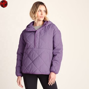 Veste matelassée pour femme, à capuche, légère, alternative au duvet, pour l'automne et l'hiver, veste matelassée pour femme - Product Image 1