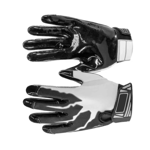 Gants de football de haute qualité ultra-adhérents pour jeunes et adultes, en cuir respirant avec logo imprimé et poignées antidérapantes - Product Image 4