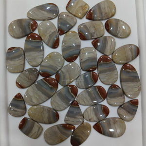 AAA + พลอยโพลิแกรมคุณภาพสูง100% อัญมณีธรรมชาติทรงหลวมหลังเรียบสำหรับทำเครื่องประดับ - Product Image 2