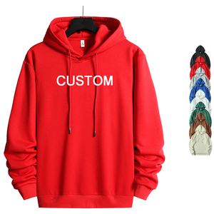 <b>Men</b> Casual Streetwear <b>Pullover</b> Hoodie Premium Cotton Fashion Sweatshirt Custom Logo Print Hoodie OEM ODM Winter Fleece Hoodies - Product Image 2