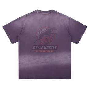 T-shirt de haute qualité effet délavé, t-shirt le plus vendu pour hommes, t-shirt uni effet délavé pour adulte - Product Image 2