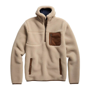 Veste polaire d'extérieur haut de gamme pour hommes, tissu doux, chaud et respirant, veste décontractée pour l'hiver, la randonnée, le camping et les voyages - Product Image 1