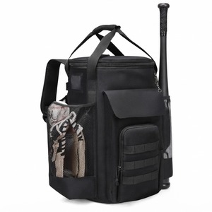 Bolsa Deportiva con Ruedas de Nailon Azul Claro, con Bolsillos para Bate, Capacidad de 50-70L, Bolsillos Laterales de Malla, Compartimento Frontal con Cierre - Product Image 4