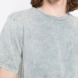 T-shirt délavé à l'acide 100% coton de haute qualité, léger, séchage rapide, coupe classique, design unique délavé, parfait pour le streetwear et les tenues décontractées - Product Image 6