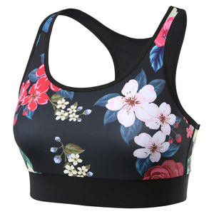 Wholesale High Quality Fitness Women's Bra <b>Triangle</b> Woven Halter Spandex/Nylon Customized Color Sublimation Embroidery Front - Product Image 4