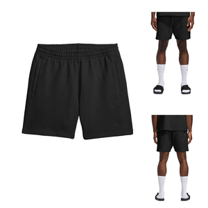 Shorts de sport en molleton de coton uni de haute qualité pour hommes, parfaits pour la course et la gym, décontractés et confortables pour l'été - Product Image 2