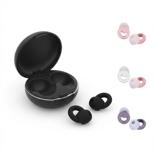 Masques de sommeil réutilisables en silicone de qualité alimentaire pour la concentration, la sensibilité au bruit, les voyages, la protection auditive et les bouchons d'oreilles anti-bruit. - Product Image 1