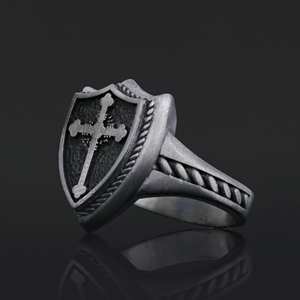 Anillo de Graduación Universitario BOJ RCJ Ring 017 Personalizado con Diamantes Plateados, Unisex, para Regalo en Fiestas y Ocasiones Especiales, Precio Bajo, Gran Venta - Product Image 2