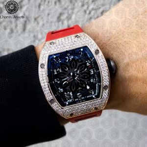 Montre de luxe pour homme Charm_Jewells en acier inoxydable, boîtier de 40 mm, verre saphir, mouvement mécanique analogique, date automatique, étanche 10 bars - Product Image 2