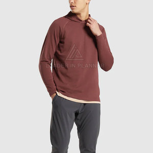 Custom Design High Quality <b>Pullover</b> <b>Men</b> Gym Hoodies Solid Color Plus Size <b>Men</b> Gym Hoodies Made In Pakistan - Product Image 4