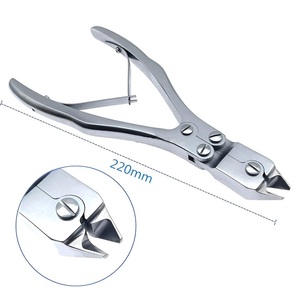 Ciseaux à mailles en acier inoxydable de qualité supérieure, cisaille à cage, coupe-fils à double articulation, instruments chirurgicaux orthopédiques - Product Image 4