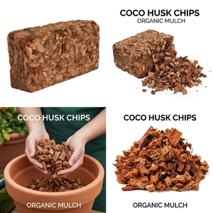 Eco-Friendly Organic Coconut <b>Coir</b> Chips Triple Washed Lightweight Hydroponic Growing Medium Horticulture Plant Cultivation - Product Image 6