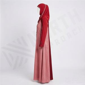 อาบายะห์คุณภาพพรีเมียมสำหรับผู้หญิง จำหน่ายเสื้อผ้าแฟชั่นอิสลามสำหรับผู้หญิง อาบายะห์สีตามสั่ง คุณภาพพรีเมียม ดีไซน์ใหม่ - Product Image 3