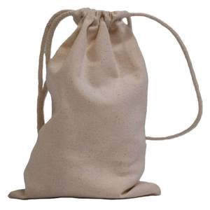 Sac à cordon en coton 100 % biologique à faible MOQ, sac de rangement en coton naturel, sac cadeau artisanal réutilisable, écologique et recyclable - Product Image 4