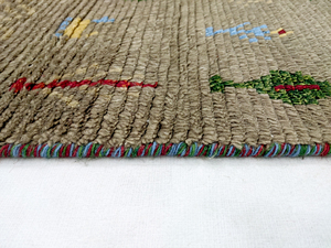 Alfombra Bohemia Rectangular de la Colección Ocean Art, con Patrón de Medallón, Tejida a Mano, de Lana/Algodón, Ecológica, Antideslizante, para Sala de Estar - Product Image 2