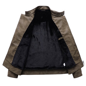 High Quality Wholesale Price Leather Motorbike <b>Jacket</b> Windproof <b>Plus</b> <b>Size</b> <b>Biker</b> <b>Jackets</b> Motorcycle & Auto Racing Wear Men - Product Image 3