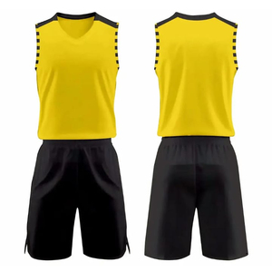 Ensemble d'uniformes de basketball pour adultes grande taille, best-seller de l'été, qualité supérieure, imprimé, nouveau design, 100 % polyester, nom d'équipe personnalisé - Product Image 1