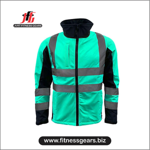 Eco-friendly Windproof Winter Safety <b>Jacket</b> <b>Men</b> Softshell Durable Construction Workwear Zipper <b>Jackets</b> - Product Image 1