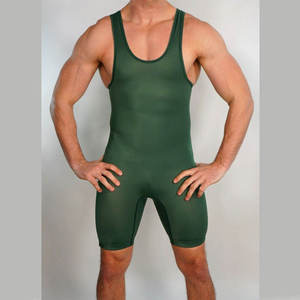 Maillot de lutte doré personnalisable par sublimation – Créez votre propre maillot de lutte pour garçon - Product Image 1