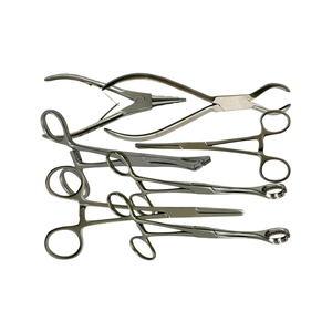 Pince à piercing corporel en acier inoxydable, outil manuel pour percer les oreilles, kit d'outils de piercing corporel, forceps - Product Image 6