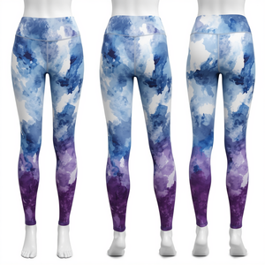 TACHTICAL STANDARD Leggings elásticos sin costuras de secado rápido y transpirables con estampado de cintura alta para mujer, ropa deportiva premium de poliéster AND1 - Product Image 3