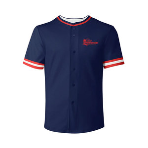 Quick Dry Material Baseball Jersey Short <b>Button</b> Design Athletic Comfort Team Training Session Ready Wear Lightweight Breathable - Product Image 1